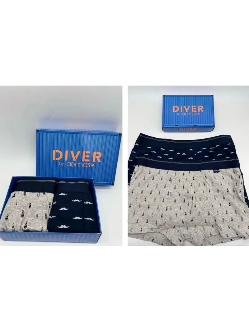 Acquista ora 2 BOXER UOMO COTONE ADMAS 48584 su nonsolointimo1994.com