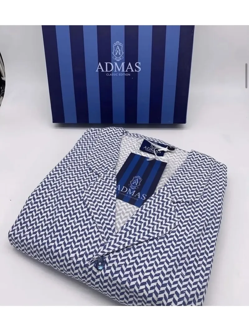 Acquista ora PIGIAMA UOMO LUNGO APERTO AVANTI VISCOSA ADMAS 62762 su nonsolointimo1994.com