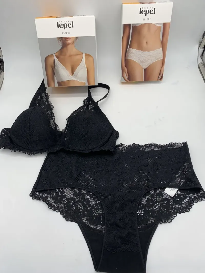 Acquista ora REGGISENO + CULOTTE PIZZO LEPEL 465 su nonsolointimo1994.com