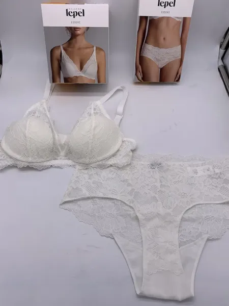 Acquista ora REGGISENO + CULOTTE PIZZO LEPEL 465 su nonsolointimo1994.com 2