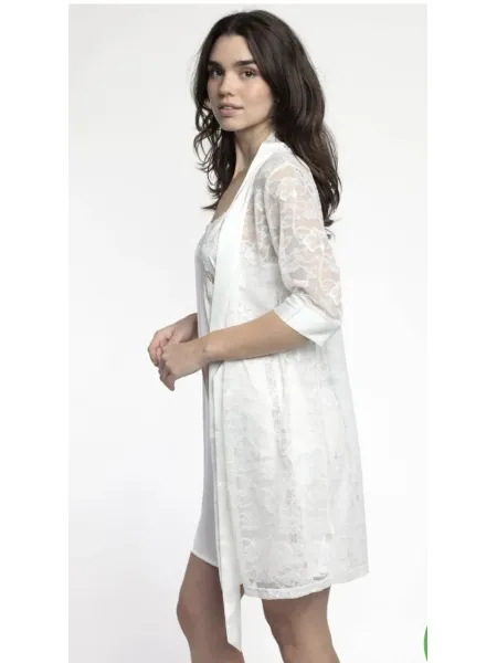 Acquista ora KIMONO PIZZO + SOTTANA RASO ADMAS 67227 su nonsolointimo1994.com 2
