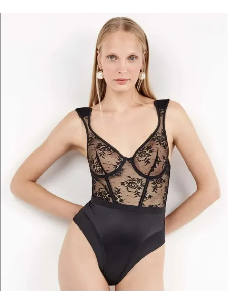 Acquista ora BODY CON COPPA E FERRETTO GISELA 10146U su nonsolointimo1994.com 2