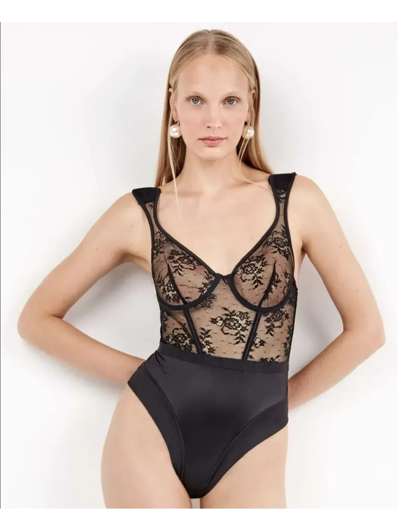 Acquista ora BODY CON COPPA E FERRETTO GISELA 10146U su nonsolointimo1994.com