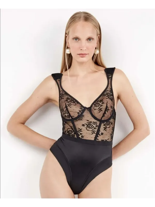 Acquista ora BODY CON COPPA E FERRETTO GISELA 10146U su nonsolointimo1994.com