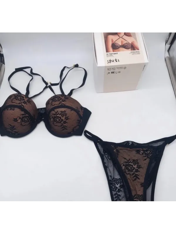 Acquista ora REGGISENO + TANGA GISELA 10144T su nonsolointimo1994.com