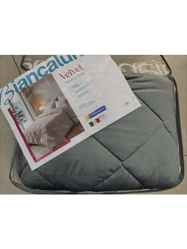Acquista ora TRAPUNTA SINGOLA BIANCALUNA Velvet su nonsolointimo1994.com