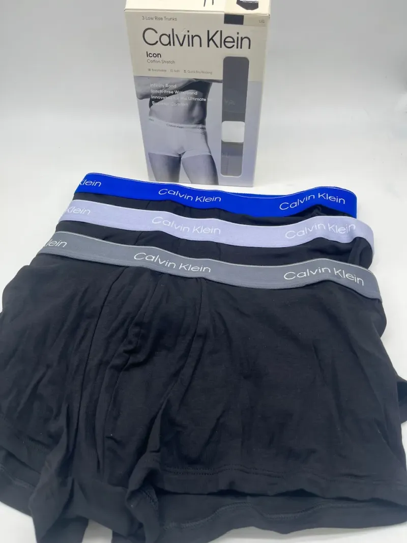 Acquista ora TRIPACK BOXER UOMO CALVIN KLEIN Icon cotton stretch 144 su nonsolointimo1994.com