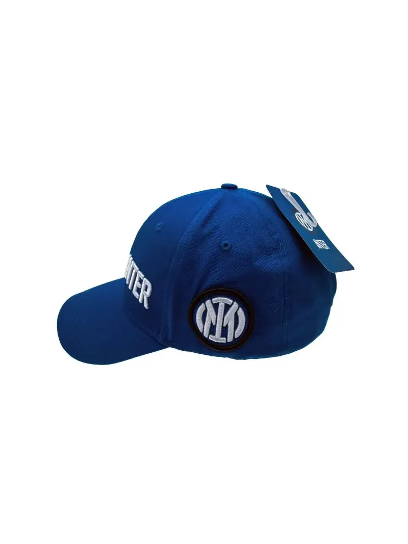 Acquista ora copia di CAPPELLO COTONE BASEBALL ADULTO PATCH PELLE ENZO CASTELLANO FC INTER 153192 su nonsolointimo1994.com