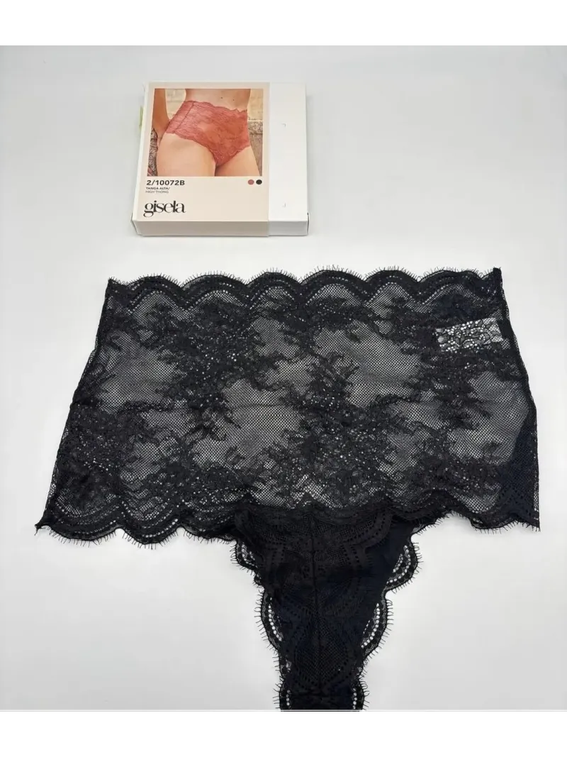 Acquista ora PERIZOMA VITA ALTA IN PIZZO GISELA 10072B su nonsolointimo1994.com