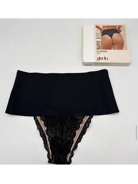 Acquista ora SLIP BRASILIANO VITA ALTA EFFETTO PANCIA PIATTA GISELA 10094B su nonsolointimo1994.com