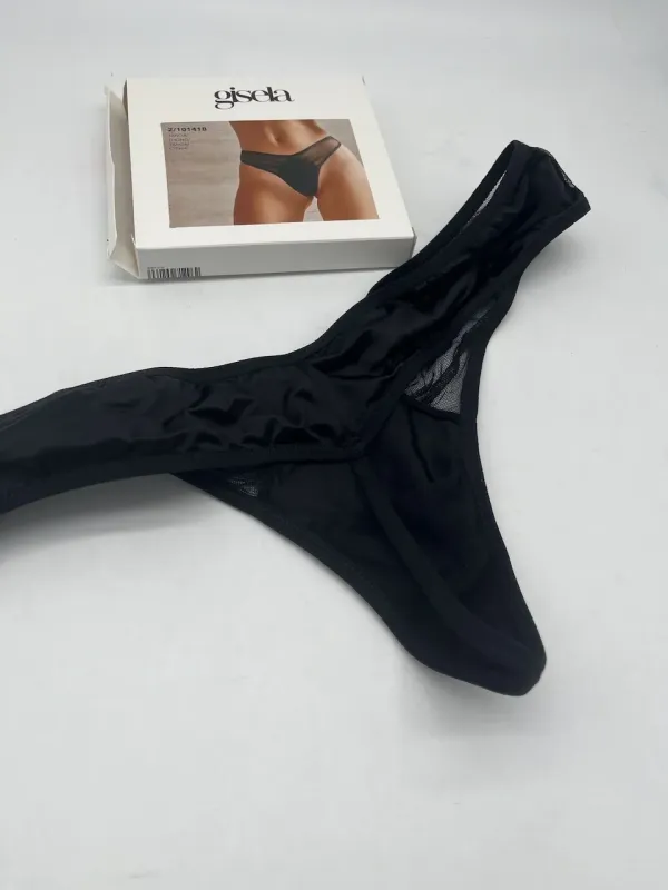 Acquista ora PERIZOMA MICROFIBRA E TULLE GISELA 10141B su nonsolointimo1994.com