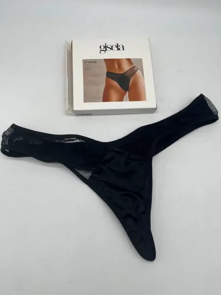 Acquista ora PERIZOMA MICROFIBRA E TULLE GISELA 10141B su nonsolointimo1994.com 2