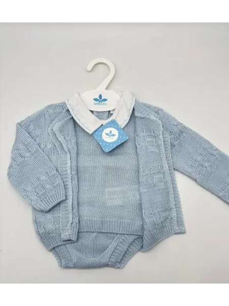 Acquista ora SET 3 PEZZI NEONATO FILO SARDON su nonsolointimo1994.com