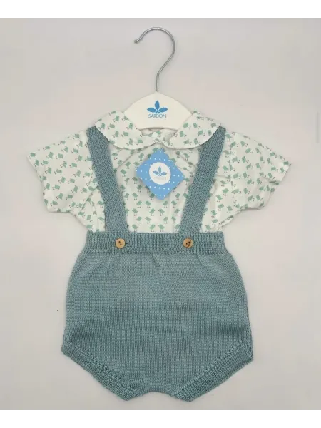 Acquista ora SALOPETTE + CAMICIA NEONATO SARDON su nonsolointimo1994.com