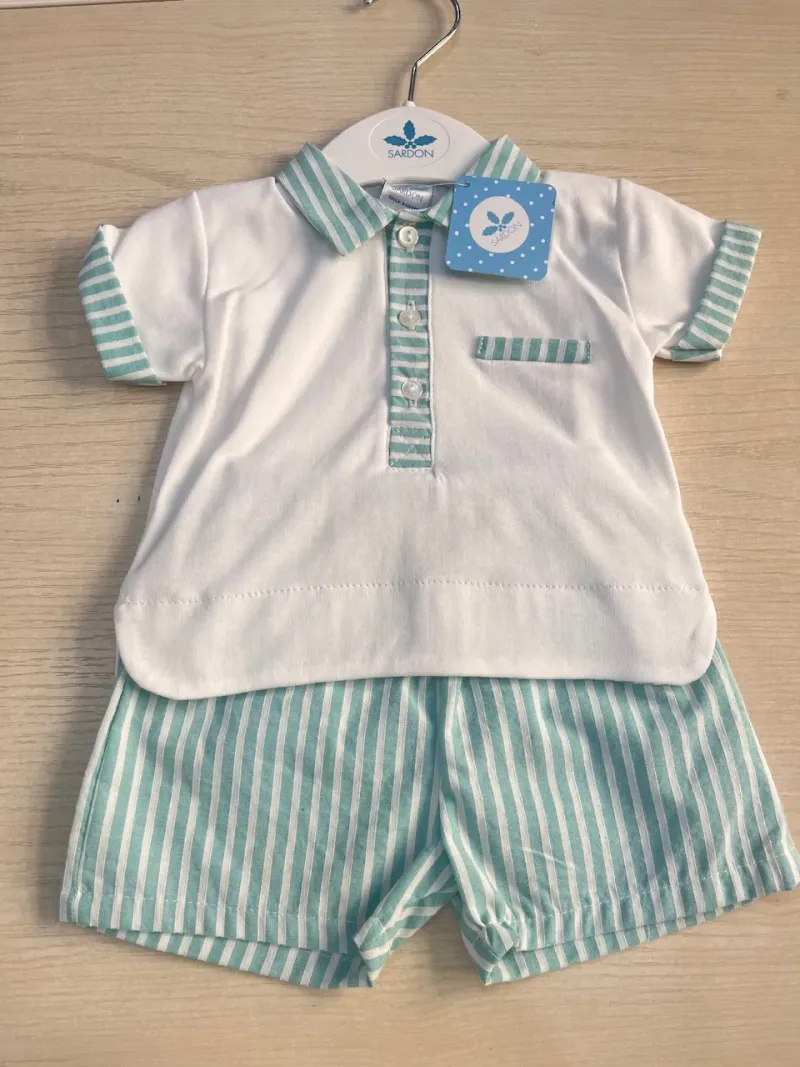 Acquista ora COMPLETO MAGLIA + PANTALONCINO SARDON 25CB-504 su nonsolointimo1994.com
