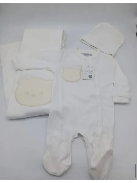 Acquista ora COPERTINA + TUTINA + CAPPELLINO COTONE NAZARENO GABRIELLI su nonsolointimo1994.com 2
