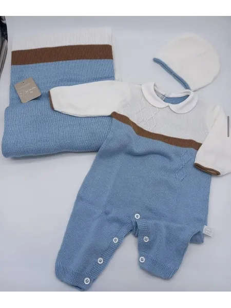 Acquista ora COPERTINA + TUTINA + CAPPELLINO IN FILO NAZARENO GABRIELLI su nonsolointimo1994.com 2