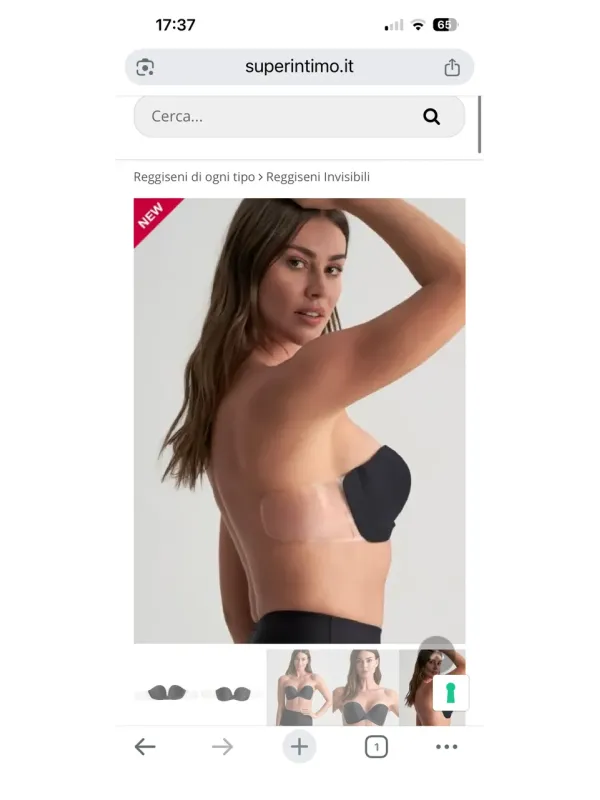 Acquista ora REGGISENO INVISIBILE AUTOADESIVO CON COPPE LISCE E ALI TRASPARENTI BYE BRA Diva su nonsolointimo1994.com