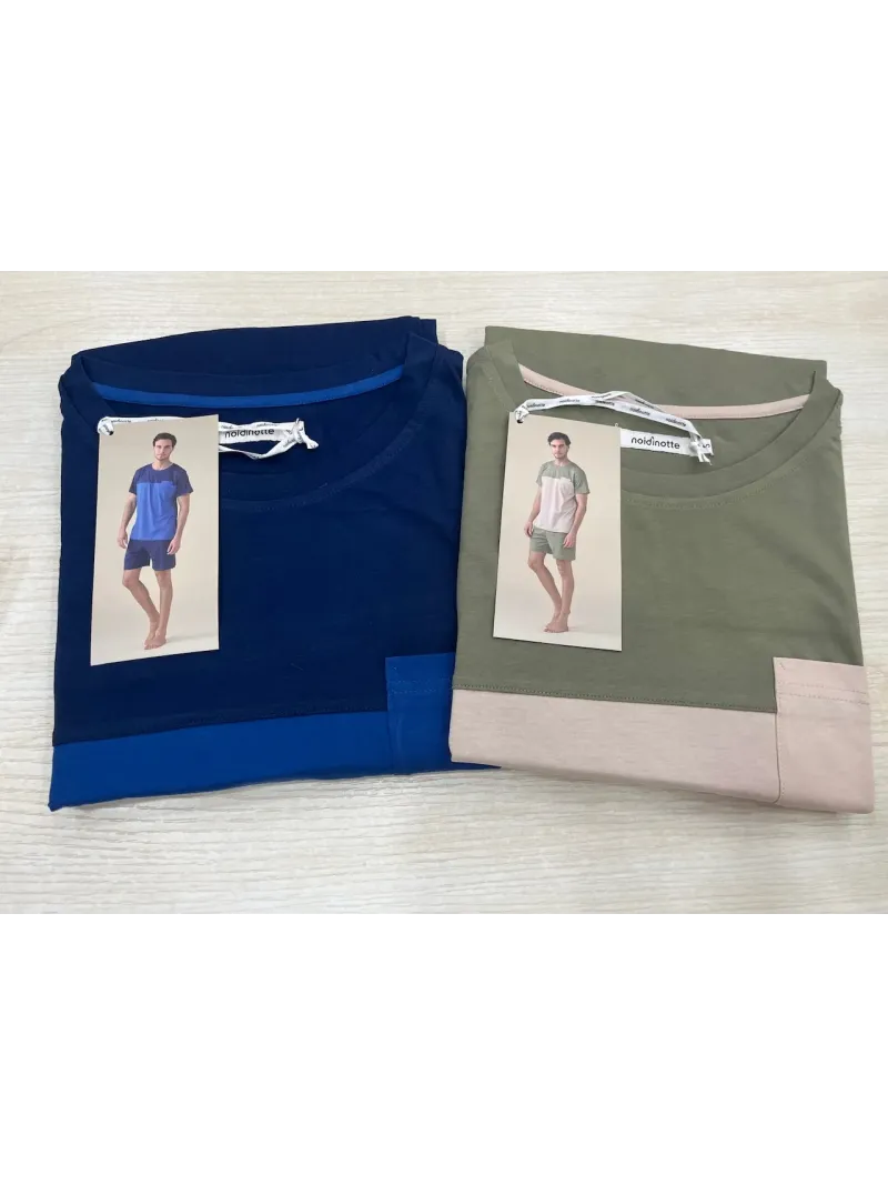 Acquista ora PIGIAMA UOMO MEZZA MANICA + PANTALONCINO NOI DI NOTTE FC3279 su nonsolointimo1994.com
