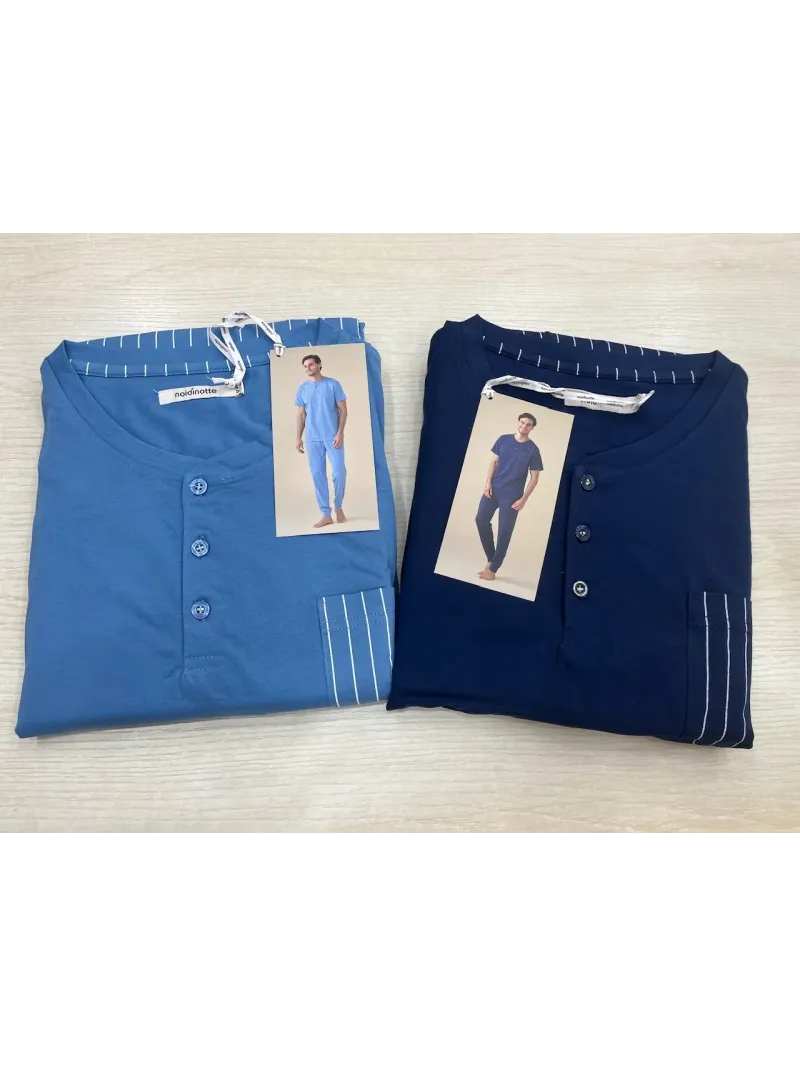Acquista ora PIGIAMA UOMO MEZZA MANICA + GAMBA LUNGA NOI DI NOTTE FC3239 su nonsolointimo1994.com