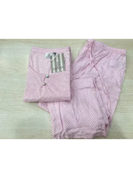 Acquista ora PIGIAMA DONNA MEZZA MANICA + GAMBA LUNGA ADMAS 63090 su nonsolointimo1994.com 2