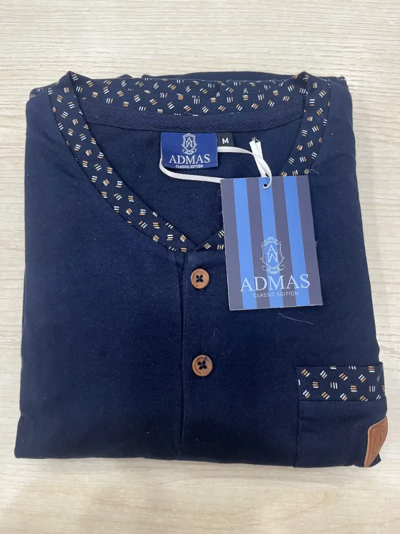 Acquista ora PIGIAMA UOMO MEZZA MANICA + PANTALONCINO ADMAS 63103 su nonsolointimo1994.com