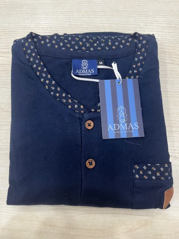 Acquista ora PIGIAMA UOMO MEZZA MANICA + PANTALONCINO ADMAS 63103 su nonsolointimo1994.com