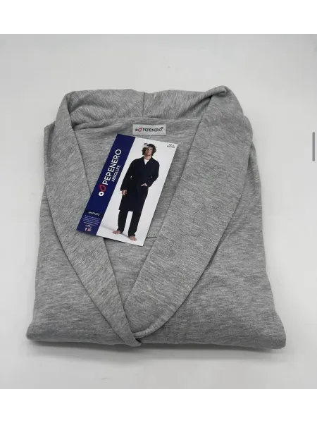 Acquista ora VESTAGLIA UOMO COTONE PEPENERO P1572 su nonsolointimo1994.com