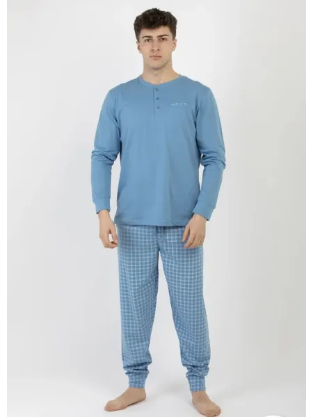 Acquista ora PIGIAMA UOMO MANICA LUNGA + GAMBA LUNGA NOI DI NOTTE FC3021 su nonsolointimo1994.com