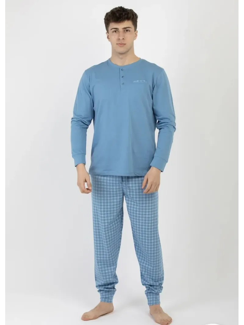 Acquista ora PIGIAMA UOMO MANICA LUNGA + GAMBA LUNGA NOI DI NOTTE FC3021 su nonsolointimo1994.com