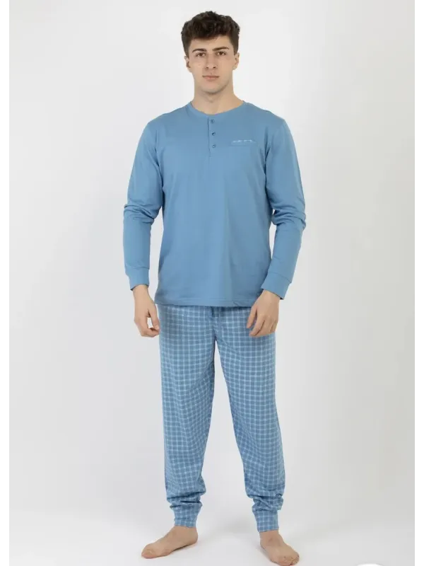 Acquista ora PIGIAMA UOMO MANICA LUNGA + GAMBA LUNGA NOI DI NOTTE FC3021 su nonsolointimo1994.com