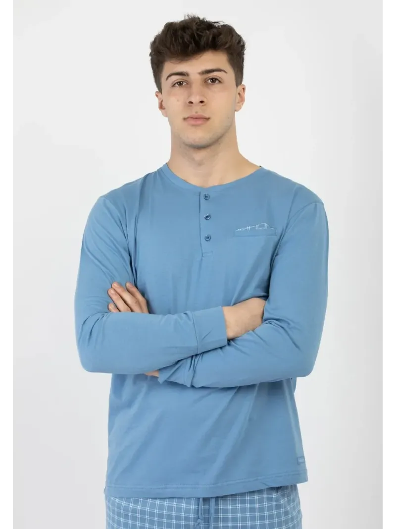 Acquista ora PIGIAMA UOMO MANICA LUNGA + GAMBA LUNGA NOI DI NOTTE FC3021 su nonsolointimo1994.com