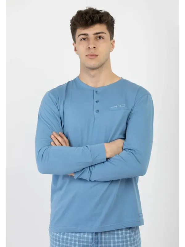 Acquista ora PIGIAMA UOMO MANICA LUNGA + GAMBA LUNGA NOI DI NOTTE FC3021 su nonsolointimo1994.com