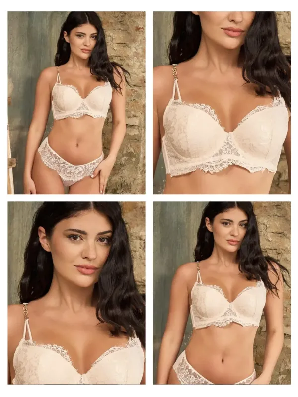 Acquista ora BALCONCINO + SLIP BRASILIANA LOVE AND BRA 102299 su nonsolointimo1994.com