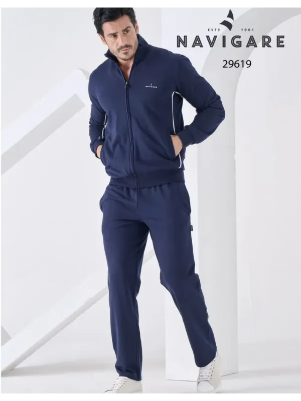 Acquista ora TUTA UOMO COTONE GARZATO CALIBRATA NAVIGARE 29619 su nonsolointimo1994.com
