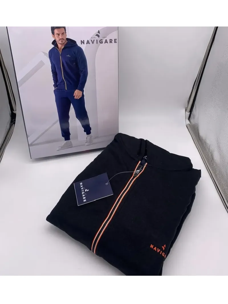 Acquista ora TUTA UOMO COTONE GARZATO NAVIGARE 29615 su nonsolointimo1994.com