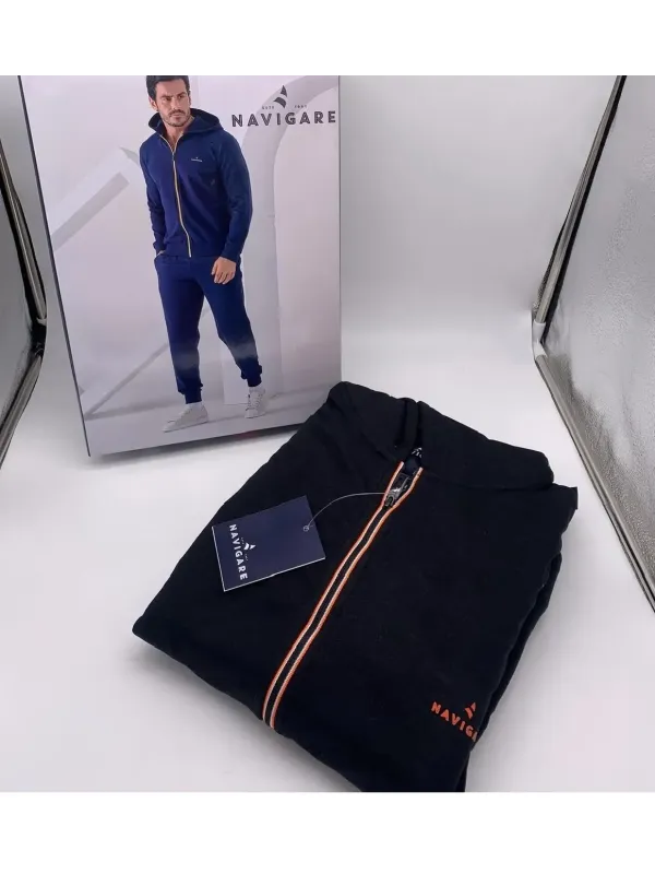 Acquista ora TUTA UOMO COTONE GARZATO NAVIGARE 29615 su nonsolointimo1994.com