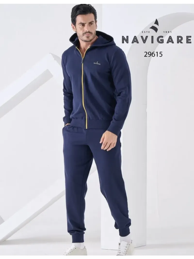 Acquista ora TUTA UOMO COTONE GARZATO NAVIGARE 29615 su nonsolointimo1994.com
