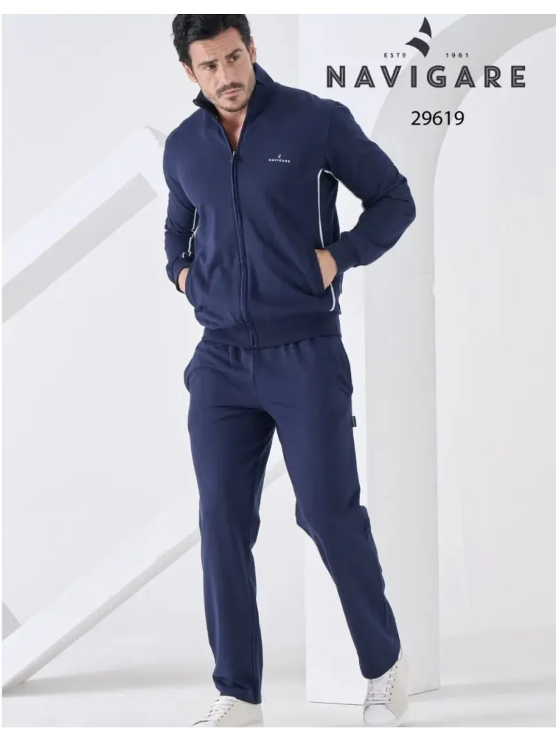 Acquista ora TUTA UOMO COTONE GARZATO NAVIGARE 29619 su nonsolointimo1994.com