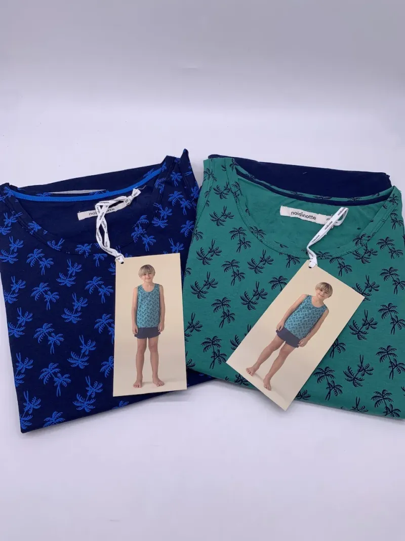 Acquista ora PIGIAMA BIMBO 100% COTONE SPALLA LARGA + PANTALONCINO NOI DI NOTTE FE2634 su nonsolointimo1994.com