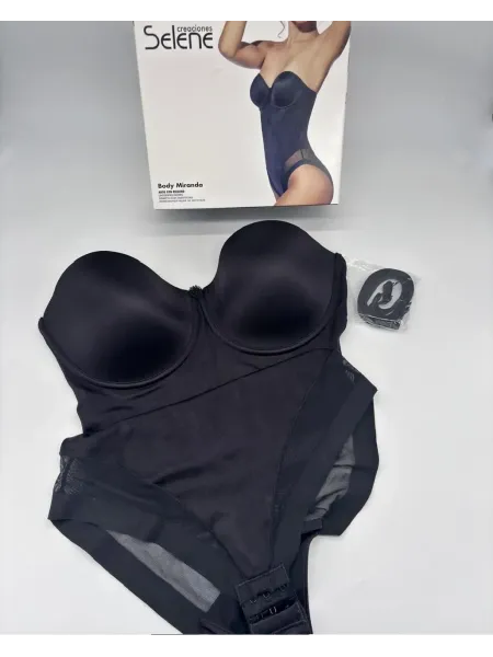 Acquista ora BODY CON COPPA E BRETELLE ESTRAIBILI SELENE Miranda su nonsolointimo1994.com
