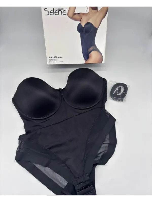 Acquista ora BODY CON COPPA E BRETELLE ESTRAIBILI SELENE Miranda su nonsolointimo1994.com