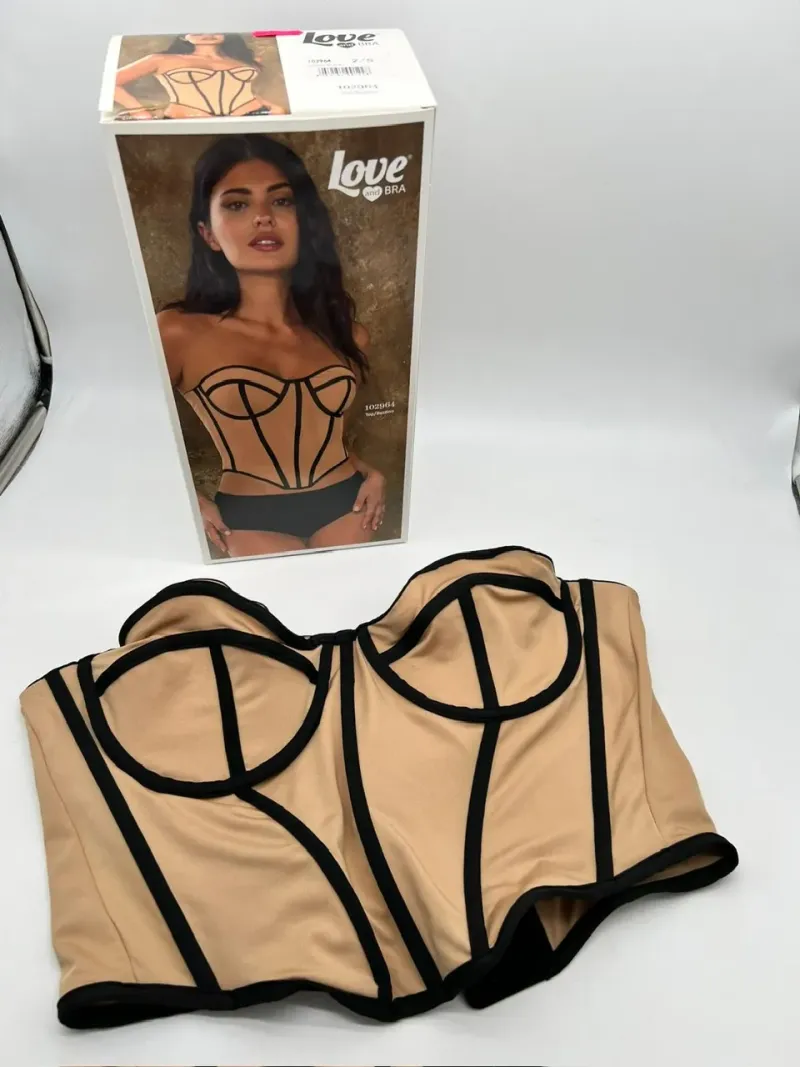 Acquista ora BUSTIER DONNA CON FERRETTO LOVE AND BRA 102964 su nonsolointimo1994.com