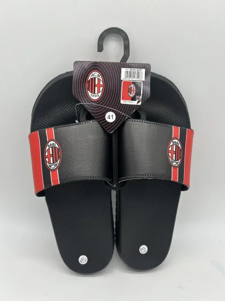 Acquista ora copia di PANTOFOLA CIABATTA UOMO GOMMA GRIFF AC MILAN band su nonsolointimo1994.com