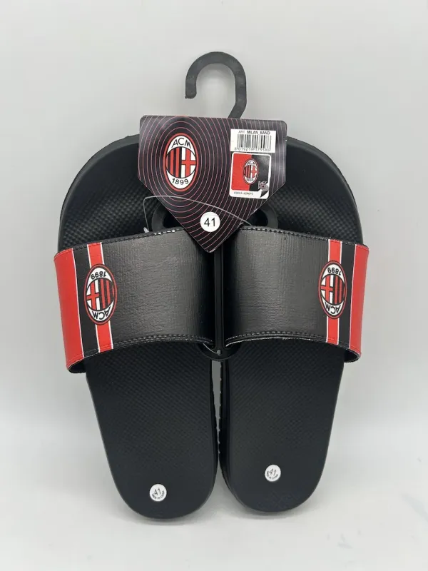 Acquista ora copia di PANTOFOLA CIABATTA UOMO GOMMA GRIFF AC MILAN band su nonsolointimo1994.com