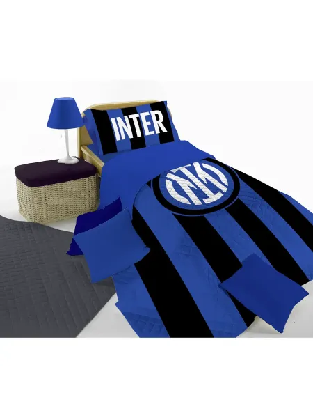 Acquista ora copia di TRAPUNTINO COPRILETTO TRAPUNTATO LETTO SINGOLO RESTOCK SICEM FC INTER su nonsolointimo1994.com