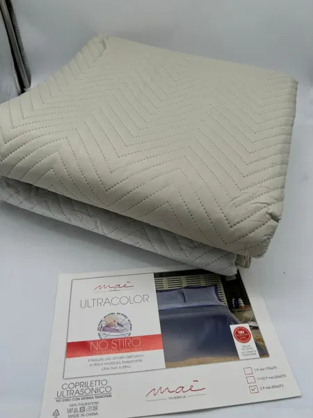 Acquista ora COPRILETTO TRAPUNTATO DOUBLE-FACE SINGOLO VIA ROMA 60 Ultracolor su nonsolointimo1994.com 2