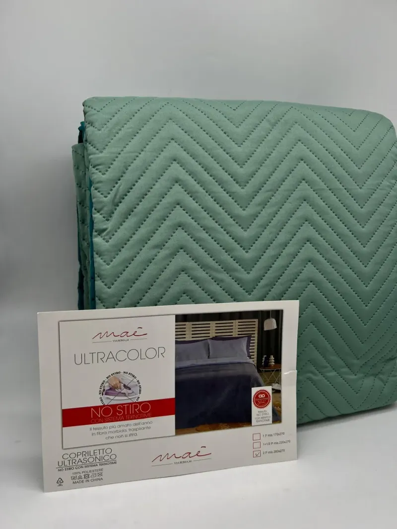 Acquista ora COPRILETTO TRAPUNTATO DOUBLE-FACE SINGOLO VIA ROMA 60 Ultracolor su nonsolointimo1994.com