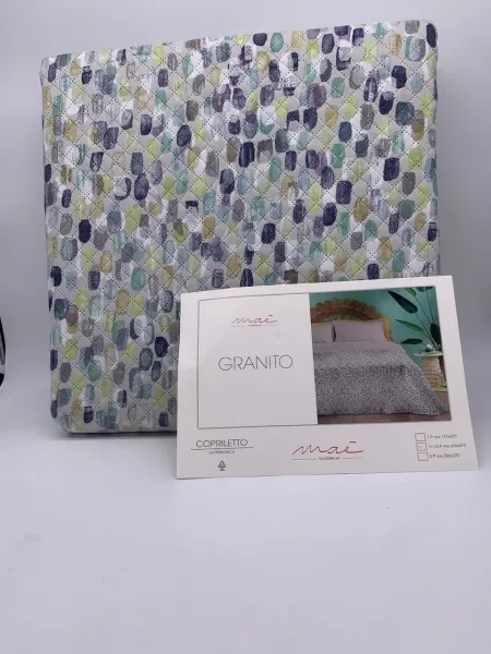 Acquista ora COPRILETTO TRAPUNTATO UN POSTO E MEZZO VIA ROMA 60 Granito su nonsolointimo1994.com 2