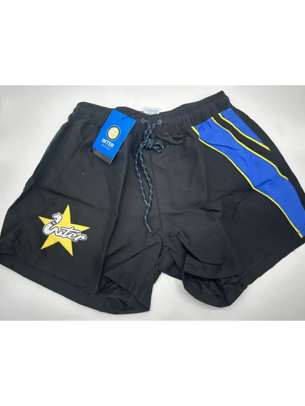 Acquista ora COSTUME PANTALONCINO UOMO  RETRO' VINTAGE OFFICIAL SICEM FC INTER IN19005 su nonsolointimo1994.com